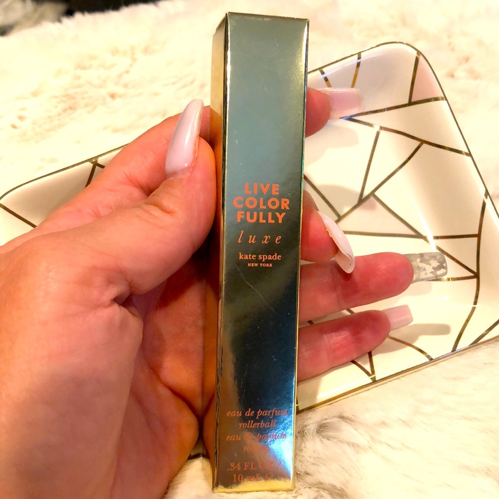 New! Kate Spade ♠️ Live Colorfully Luxe roller